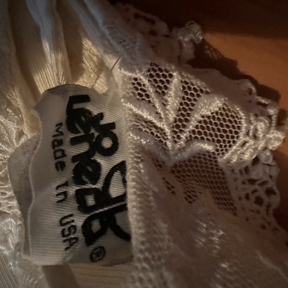 Vintage JoLene dress lace size 12 months girls ivory baby doll dress - Picture 2 of 3